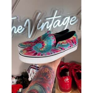 Vans Classic Slip-On Tie Dye Multicolor Canvas Sneakers
Women’s US 10 - Men’s 8